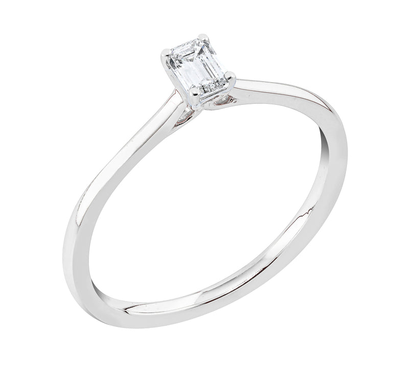 Midem Stockholm yksikivinen timanttisormus 0,25ct valkokulta