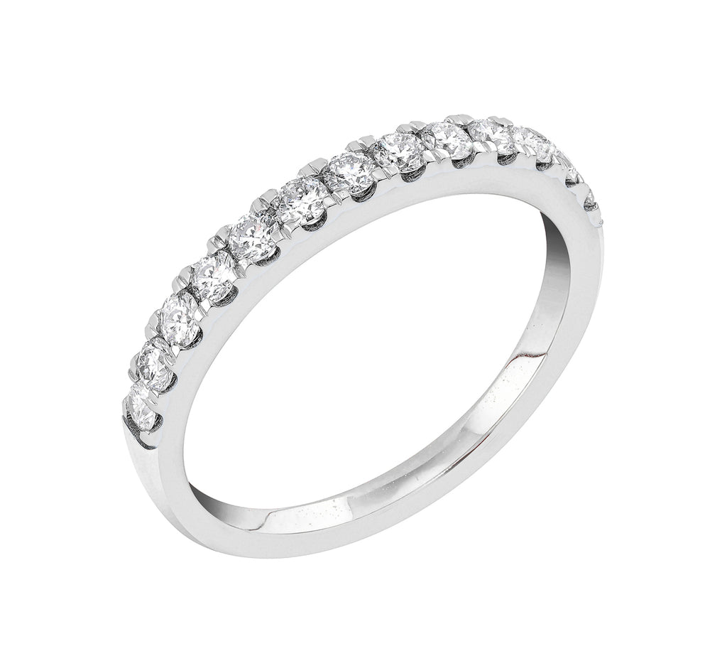 Midem Vienna rivitimanttisormus 0,50ct valkokulta