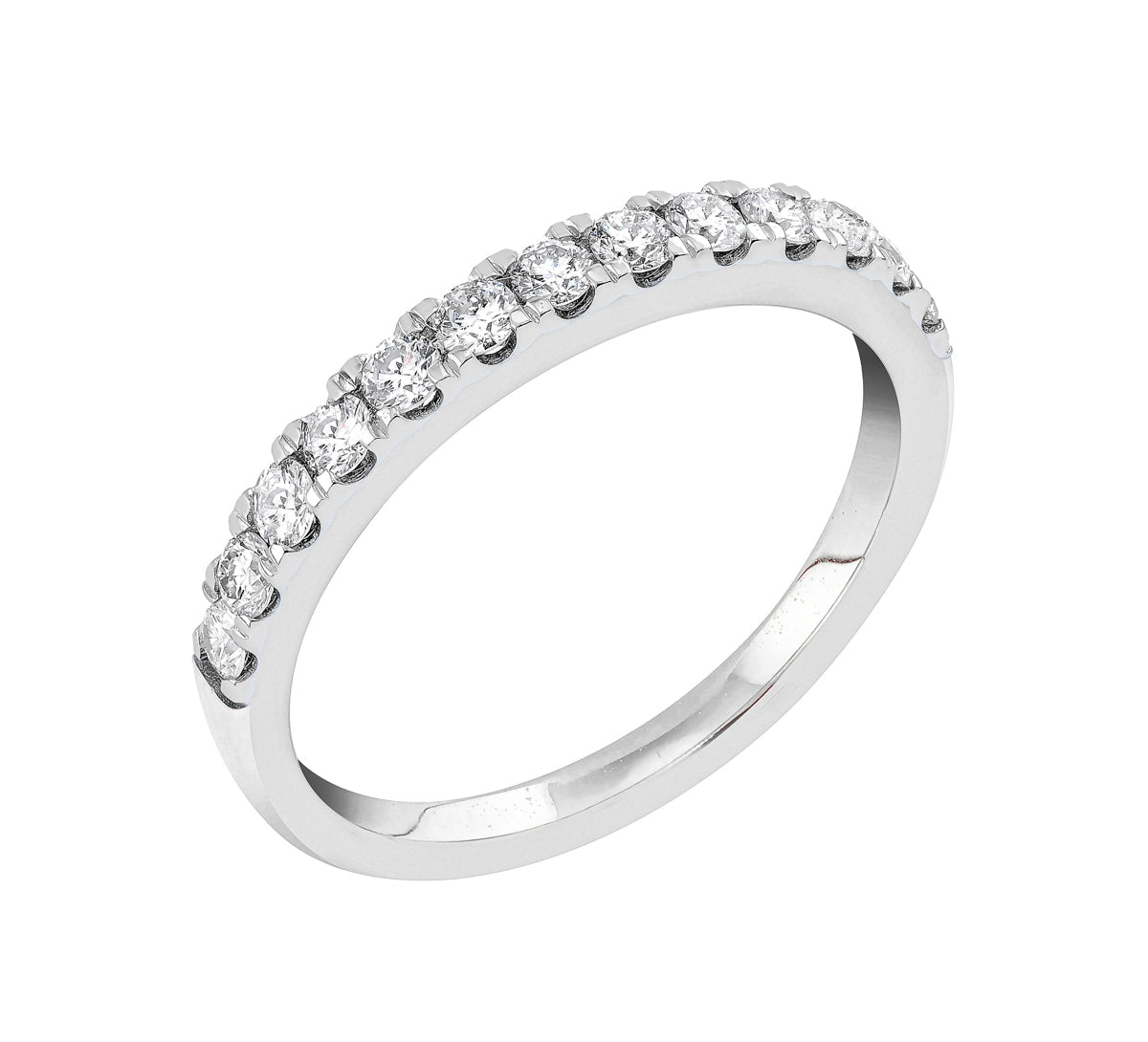 Midem Vienna rivitimanttisormus 0,50ct valkokulta