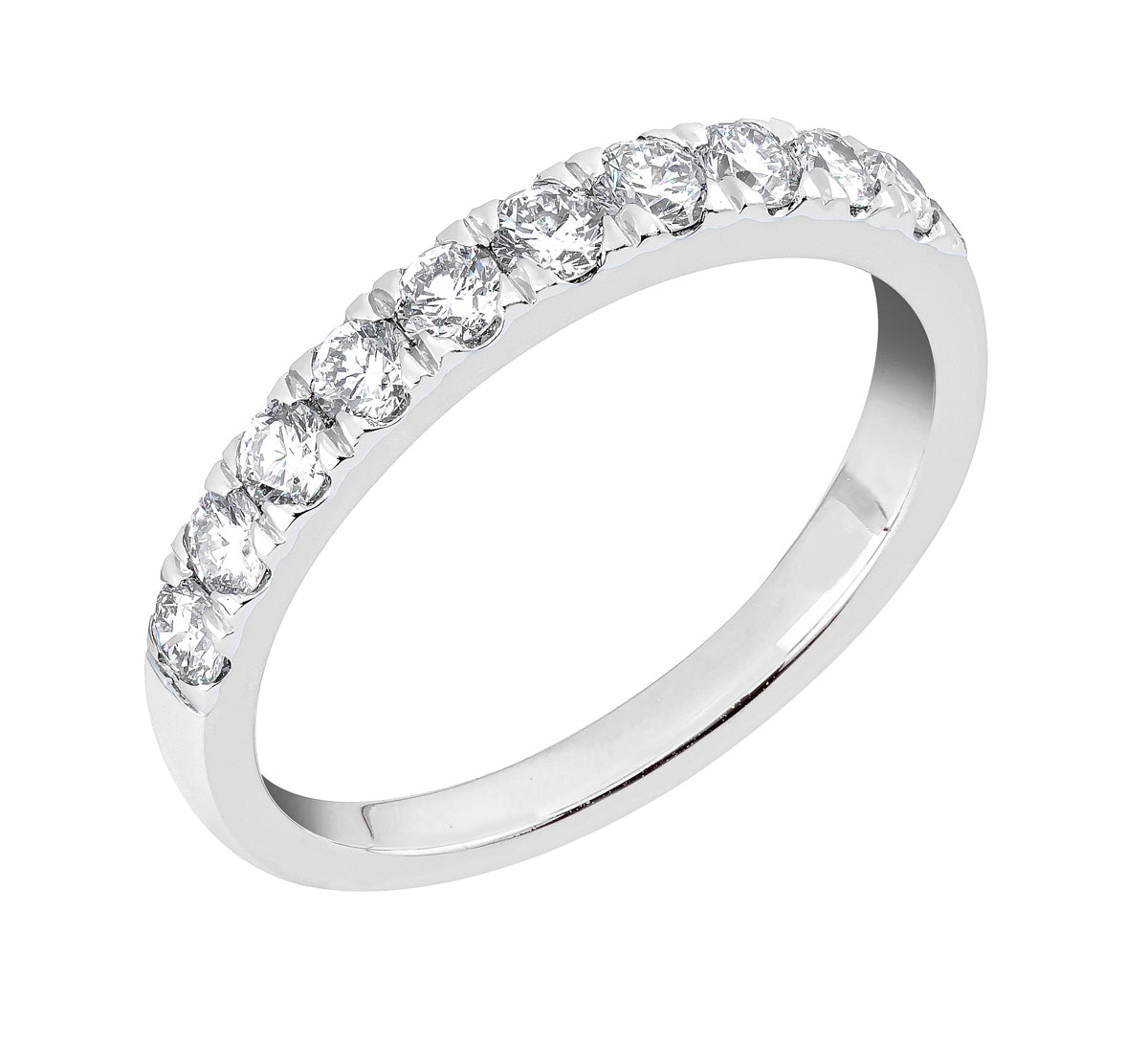 Midem Vienna rivitimanttisormus 0,75ct valkokulta
